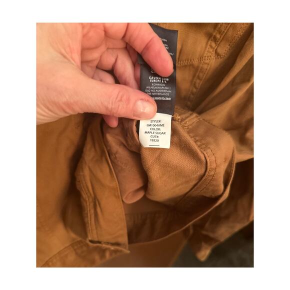 LIVERPOOL MAPLE SUGAR COTTON BLEND JEAN JACKET; SIZE XL - Picture 3 of 5